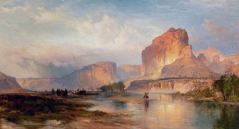 Cliffs of Green River, Thomas Moran